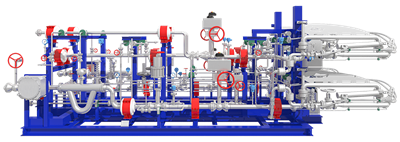 De schit de măsurare a încărcării de jos a lNG